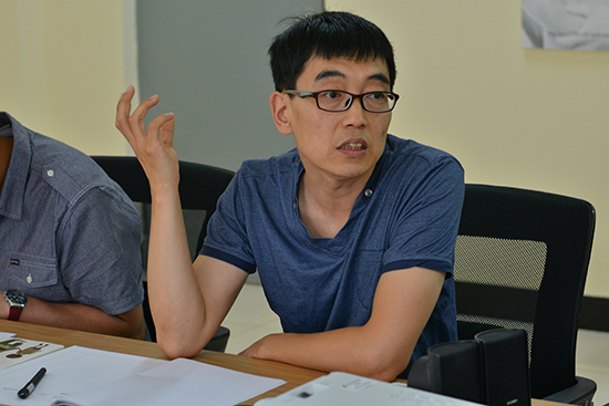 广告学院教师柴洪涛分享北京考察活动感受.JPG